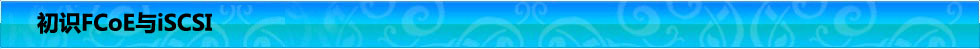 初识FCoE与iSCSI 初识FCoE与iSCSI