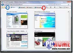 Internet Explorer 7 Tabs