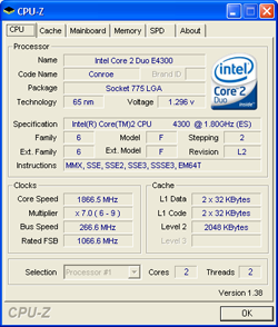 Intel Core 2 Duo E4300������ PK����