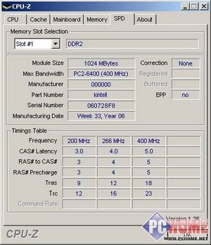���ض�&nbsp;DDR2-800 1G�ڴ�