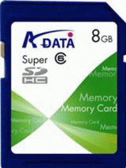 容量可达到8GB 威刚推出高速SDHC存储卡
