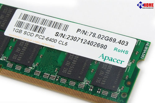 ��հDDR2 800 SO-DIMM 1G�ʼǱ��ڴ�����