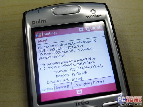 ���������׻��Ǿ��䣿Palm 750v����