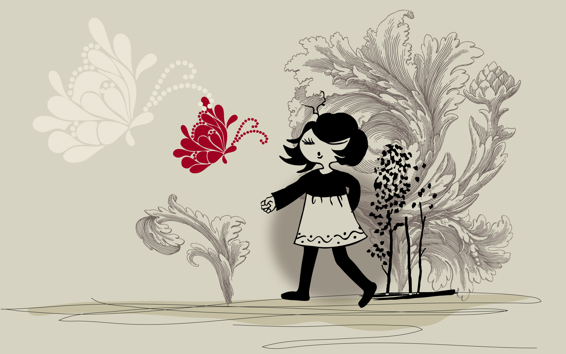 超大宽屏矢量 <em>女人花</em>壁纸 第<em>01</em>辑 _宽屏图14_