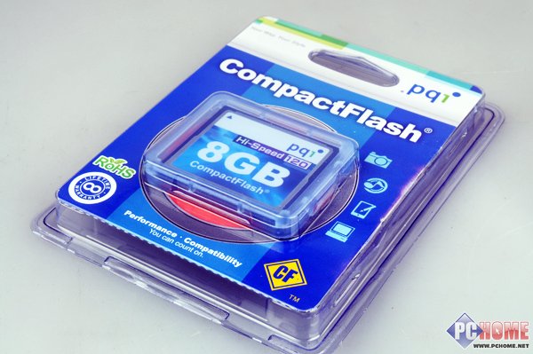 大容量超值选 PQI 8GB 130X CF卡图赏