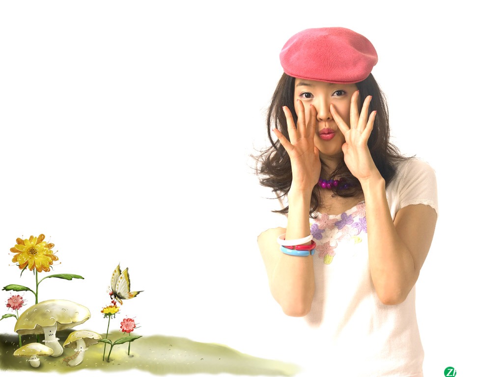 <em>素雅美女</em>明星精美壁纸 _明星娱乐图16_电脑之