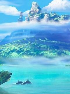 地上的人间仙境 手机壁纸