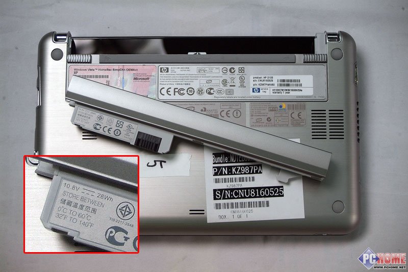 全金属狂潮 惠普mini-note 2133图赏