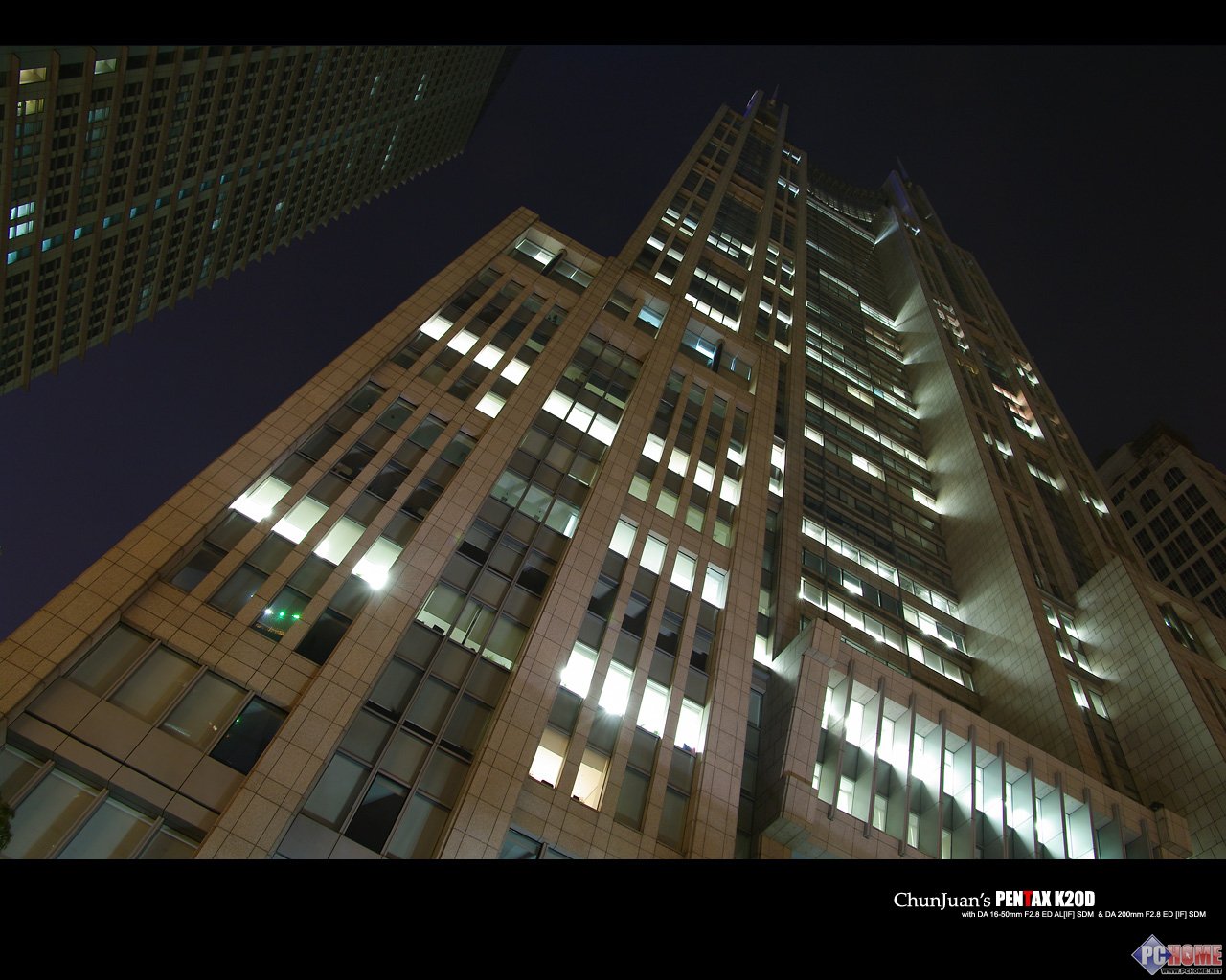 《夜光》春卷的K20D高分辨率陆家嘴夜景
