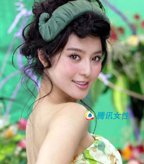 范冰冰发型百变 从稚气清纯到妩媚时尚