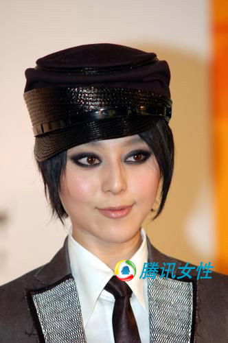 范冰冰发型百变 从稚气清纯到妩媚时尚