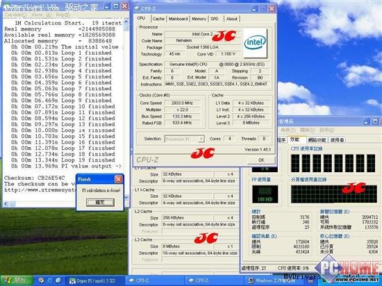 B0版Bloomfield 2.93GHz多项测试