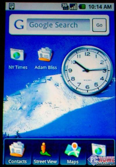新界面截图!Google Android华丽升级