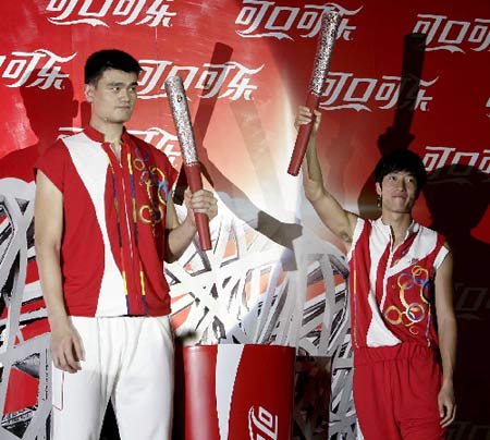 818刘翔和姚明的罕见私密合照[组图]