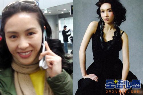 女明星日常生活照曝光 与娇艳写真大PK