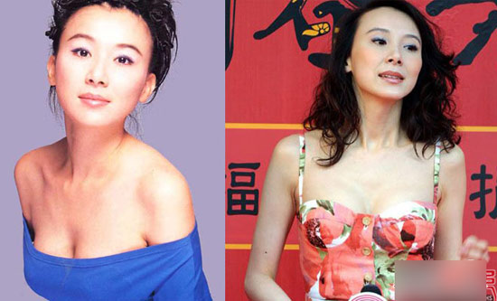 盘点娱乐圈胸部严重下垂的十大美女明星