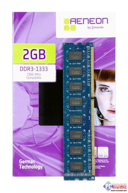 亿能 2GB DDR3 1333 全国首测