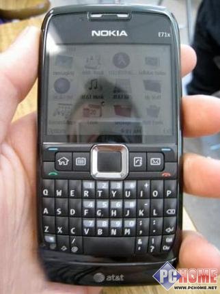 S60平台升级 诺基亚E71x全黑版曝光