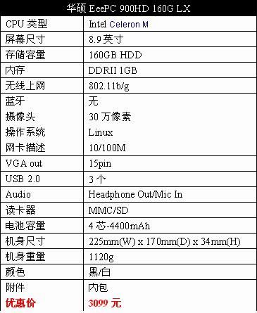 ��˶��������EeePC 900HDֱ��300Ԫ