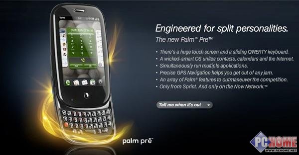 ���ر�׼����Palm Nova�ֻ�����CES