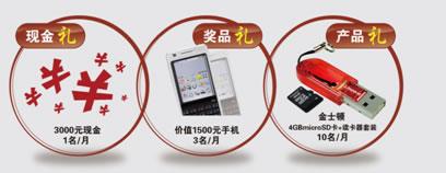 金士顿短信赢大奖活动圆满落幕