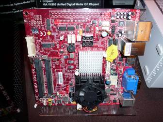 MSI MS-7435 SFF Desktop Mini-ITX Mainboard featuring the 1
