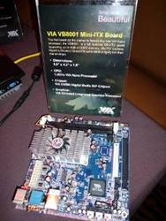 VIA VB8001 Mini-ITX Board- the first board on the market to feature the new VIA Nano processor