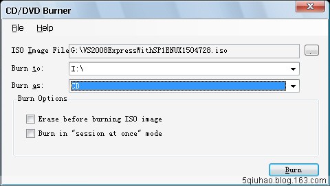 ��Сiso�ļ���¼����CD/DVD Burner