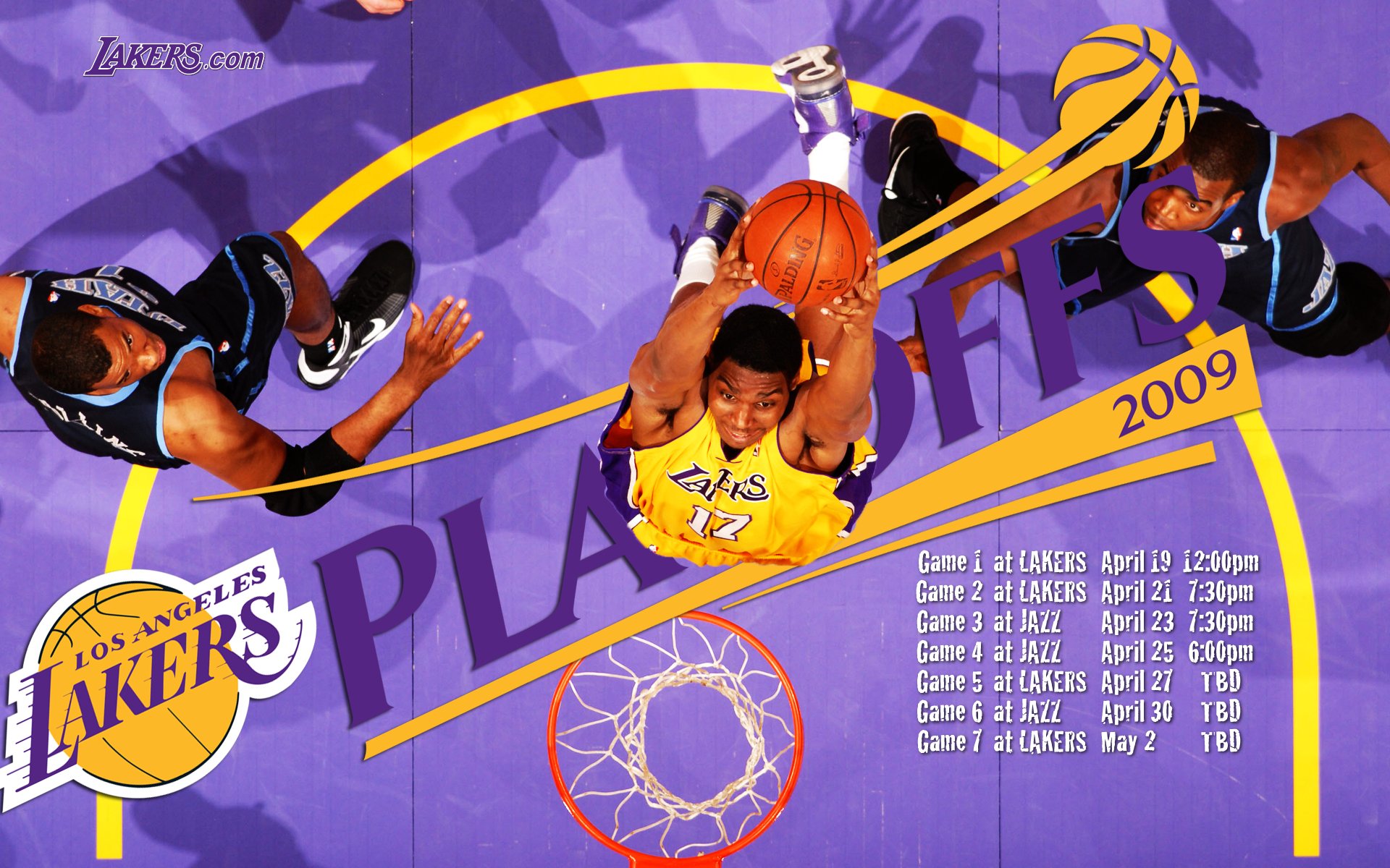 NBA2009�ܹھ����˶�Lakers���ʱ�ֽ