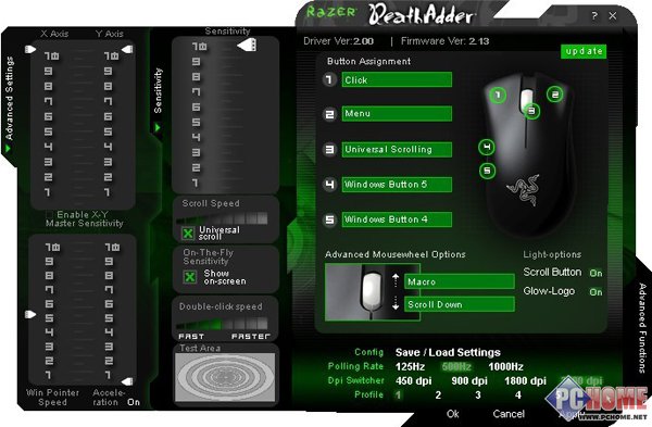 3500dpi Razer炼狱蝰蛇升级版鼠标评测