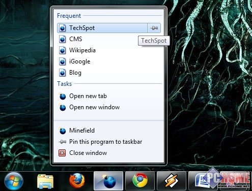 Firefox 3.7��֧��Win7 Jumplist����