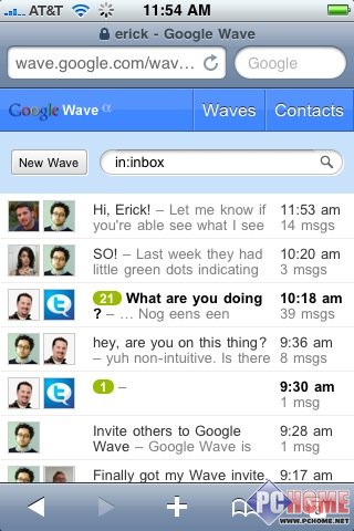 ���԰�google wave����iphone��ʹ��
