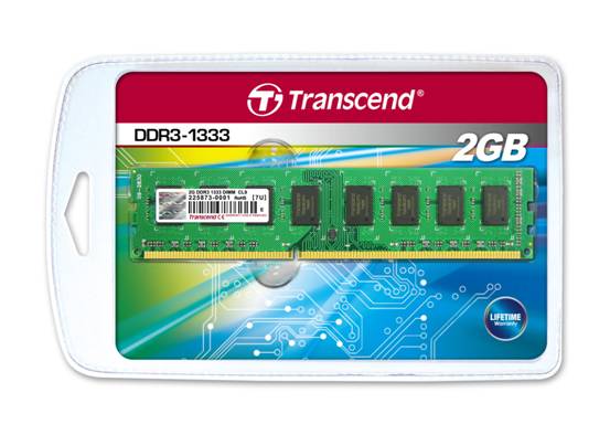 ���� Transcend����DDR3 1333�ڴ�
