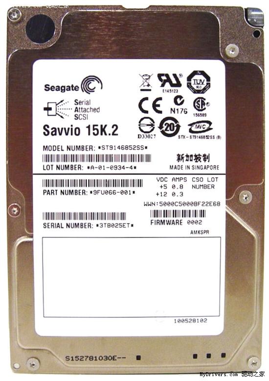 ϣ��Cheetah 15K.7 SAS 6Gbpsʵ��