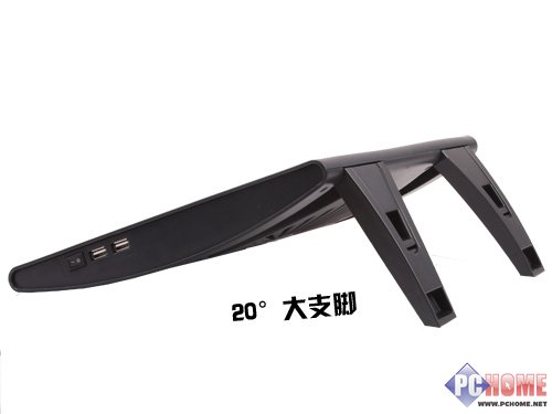 黑色玄风来袭 九风20cm巨扇散热垫测试