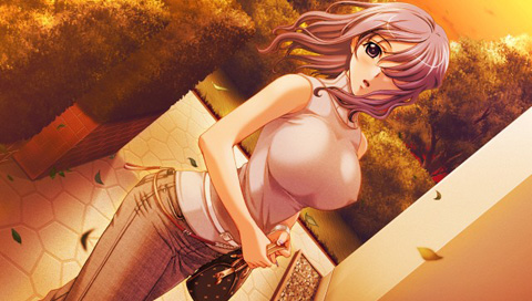 经典成人动漫《<em>秋叶原</em>系<em>女友</em>》PSP壁纸 PSP