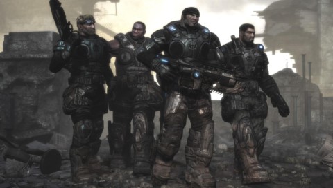 PS3��Ϸ��Gears of War������CG��ֽ