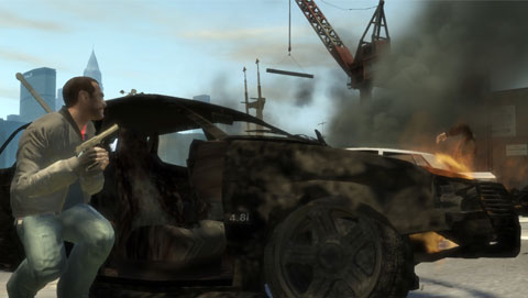 GTA��������4 ������ϷCG PSP��ֽ