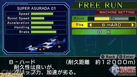 PSP高智能方程式赛车VS动画游戏化