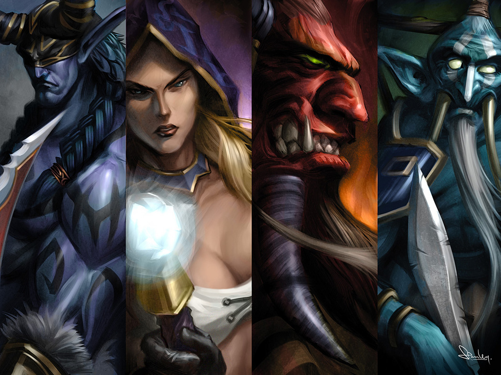 DOTA ALLSTARS ����CG��ֽ��һ��