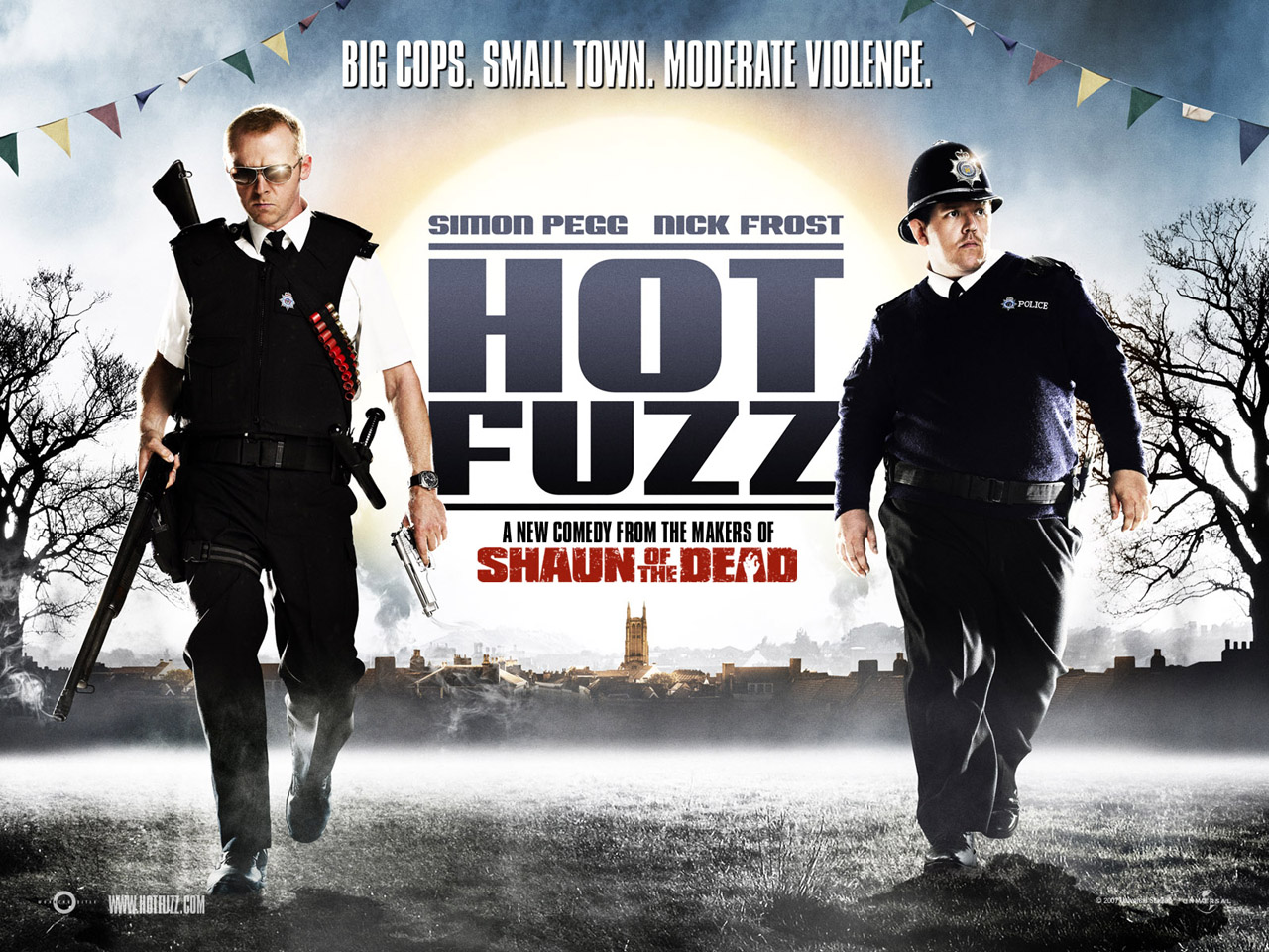 ��Ѫ��̽ Hot Fuzz ����Ӱ�ӱ�ֽ����