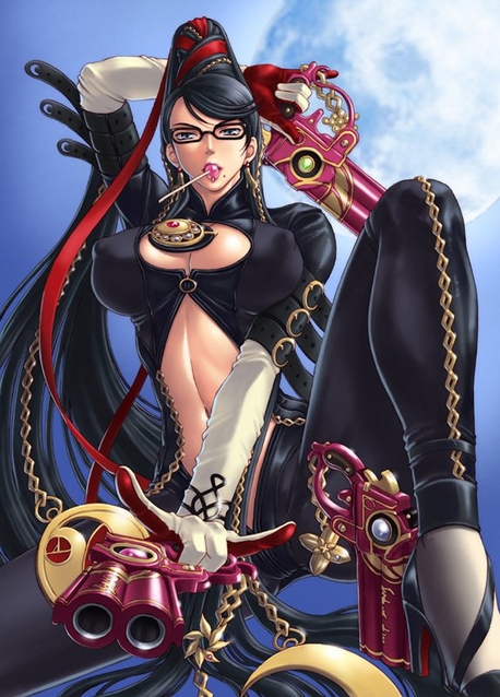 《<em>猎天使魔女</em>》贝优妮塔性感同人画_电视游戏